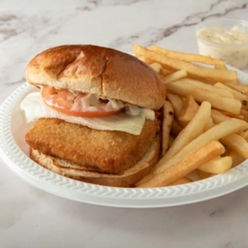 Fish Patty Sandwich.