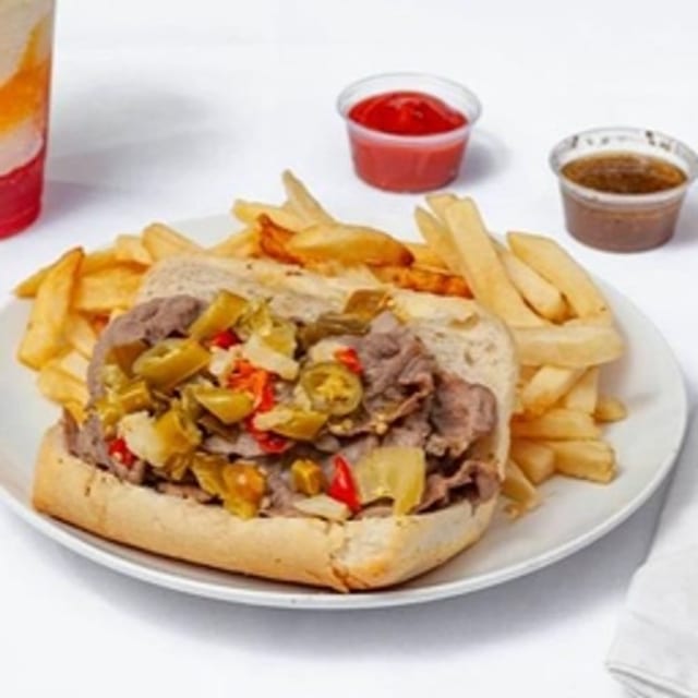 Italian Beef Sandwich.