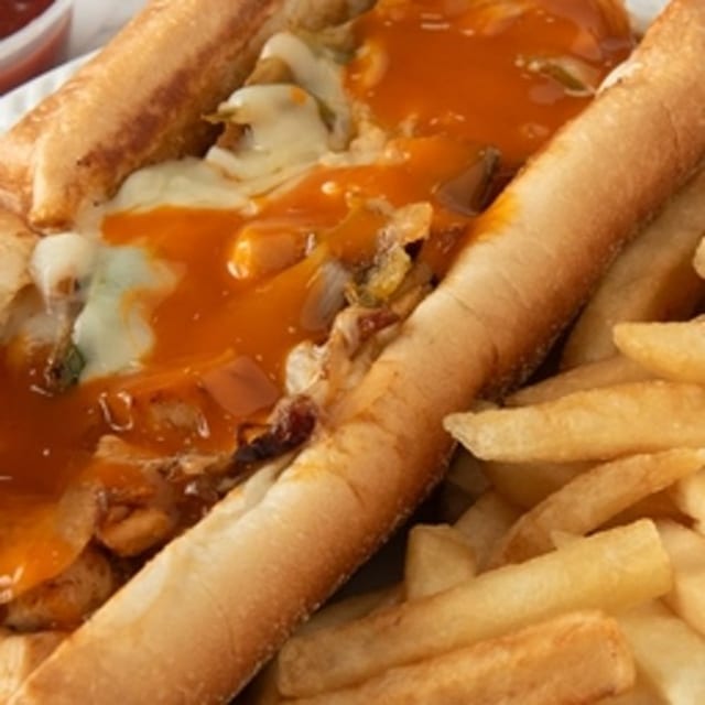 Philly Buffalo Chicken Sandwich.