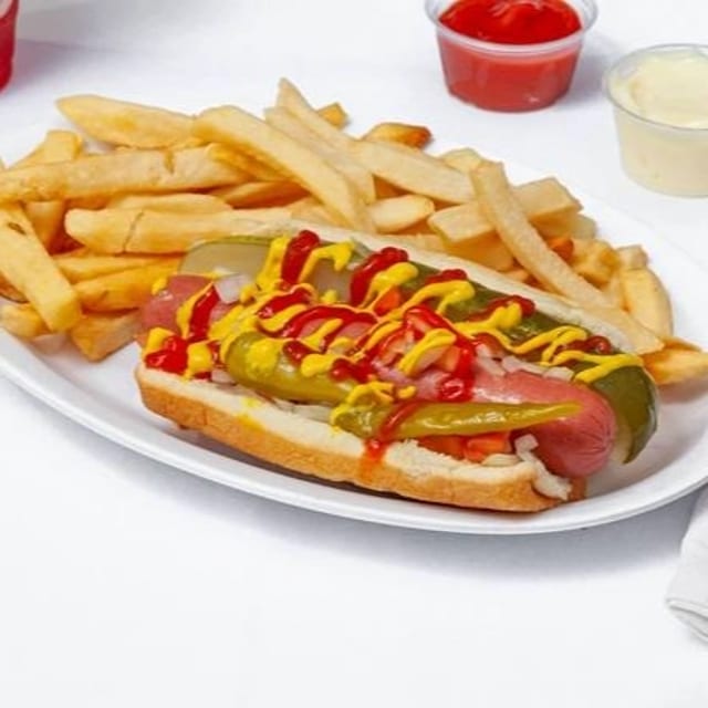 2 Jumbo Hot Dogs.